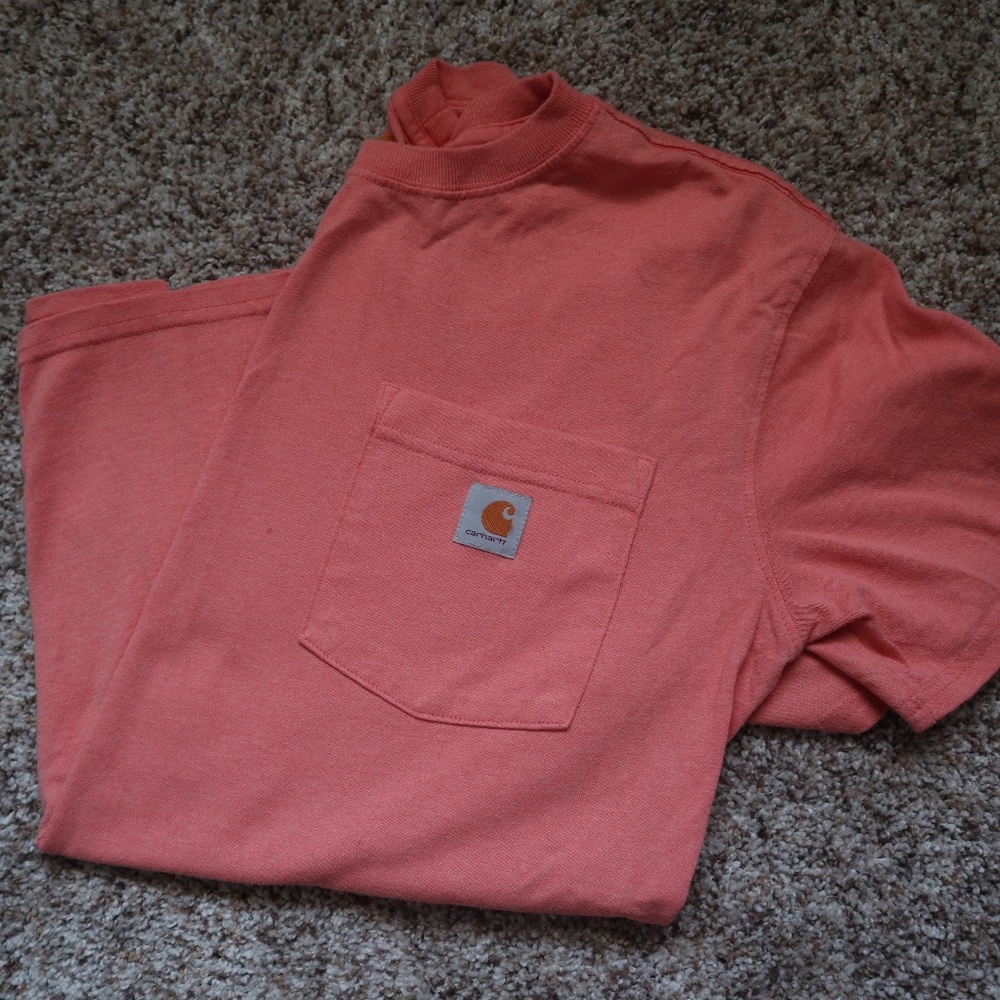 Pink Carhartt Pocket Tee